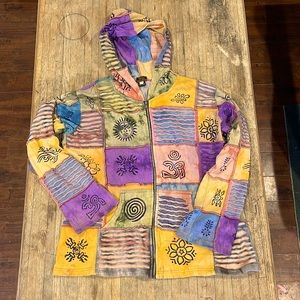 Rising International Patchwork Hoodie